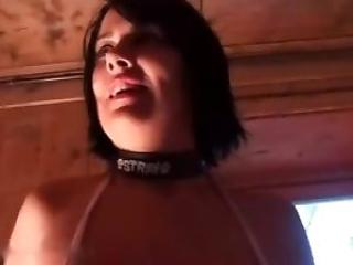 Amateur zoophilia act with a sexy doggy